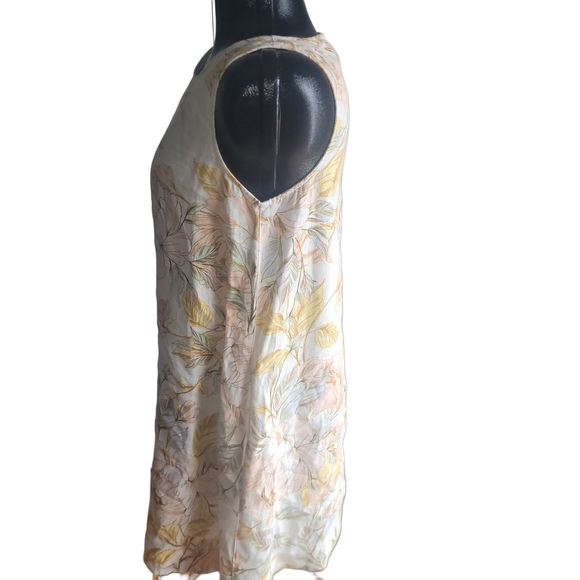 Nicole Miller Sleeveless Linen Shift Dress S - Picture 5 of 6